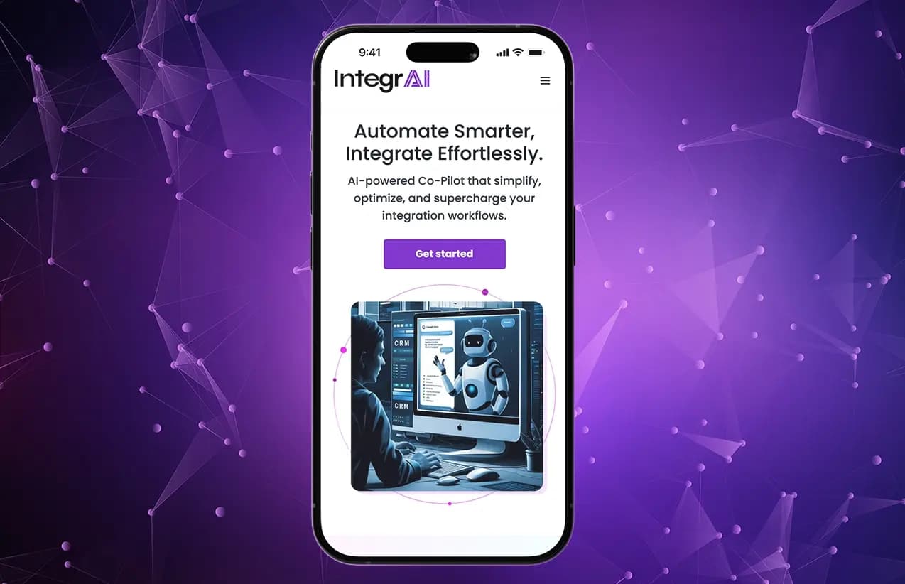 IntegrAI mobile app home screen