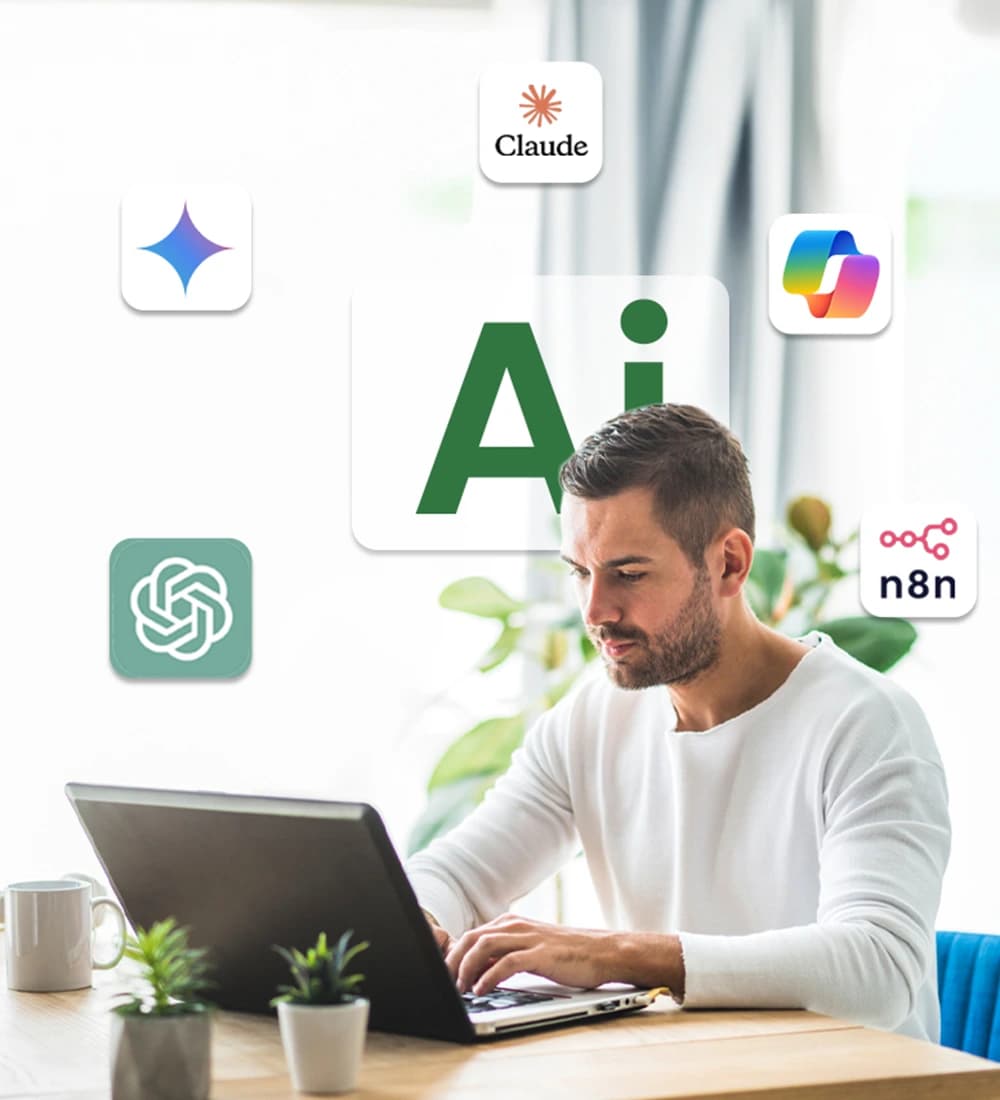 Developer building AI workflows across multiple tools
